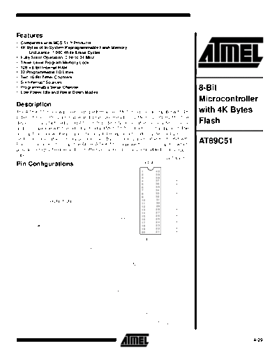 datasheets 89c51  . Electronic Components Datasheets Various datasheets 89c51.pdf