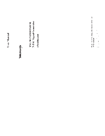 Tektronix TEK TSG 90 User  Tektronix TEK TSG 90 User.pdf