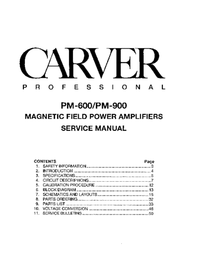 CARVER hfe   pm-600 900 service  . Rare and Ancient Equipment CARVER PM-900 hfe_carver_pm-600_900_service.pdf