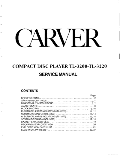 CARVER hfe carver tl-3200 3220 service en  . Rare and Ancient Equipment CARVER TL-3200 hfe_carver_tl-3200_3220_service_en.pdf