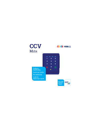CCV quick start guide ccv mini  . Rare and Ancient Equipment CCV CCV Mini quick_start_guide_ccv_mini.pdf