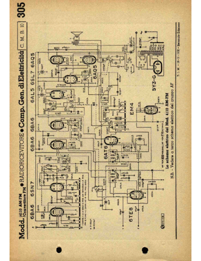 CGE CGE 4110 AM-FM-1  . Rare and Ancient Equipment CGE Audio CGE 4110 AM-FM-1.pdf