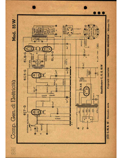 CGE CGE Ampli 35W  . Rare and Ancient Equipment CGE Audio CGE Ampli 35W.pdf