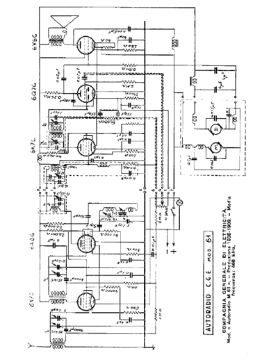 CGE CGE Autoradio 61  . Rare and Ancient Equipment CGE Audio CGE Autoradio 61.pdf