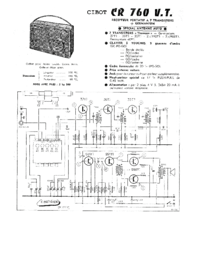 CIBOT RADIO cr 760vt  . Rare and Ancient Equipment CIBOT RADIO CR 760 VT cr 760vt.pdf