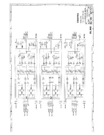 CINEPRO hfe   3k6 3k6se schematics  . Rare and Ancient Equipment CINEPRO 3K6 hfe_cinepro_3k6_3k6se_schematics.pdf