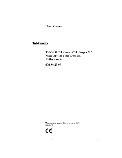 Tektronix TEK TFS3031 User  Tektronix TEK TFS3031 User.pdf