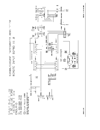 CREEK -Audio 5350R 5350SE remote input board sch  . Rare and Ancient Equipment CREEK 5350R 5350SE Creek-Audio_5350R_5350SE_remote_input_board_sch.pdf