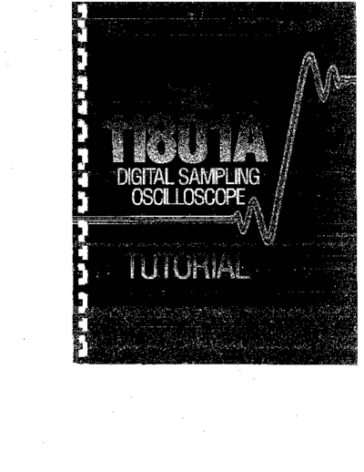 Tektronix TEK 11801A CSA803 Tutorial  Tektronix TEK 11801A CSA803 Tutorial.pdf