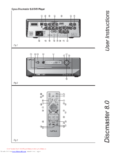 CYRUS discmaster 80  . Rare and Ancient Equipment CYRUS Discmaster 8.0 discmaster_80.pdf