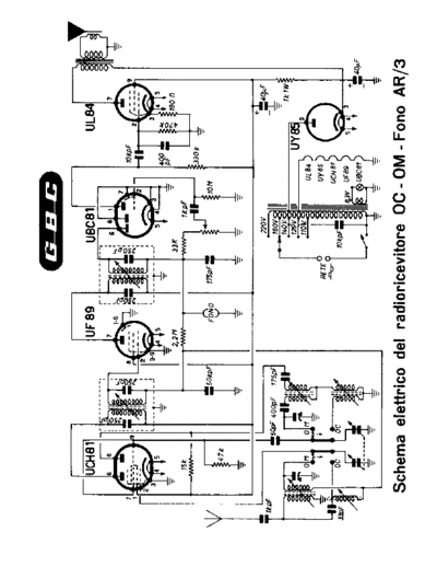 GBC GBC AR-3 Fono  . Rare and Ancient Equipment GBC Audio GBC AR-3 Fono.pdf