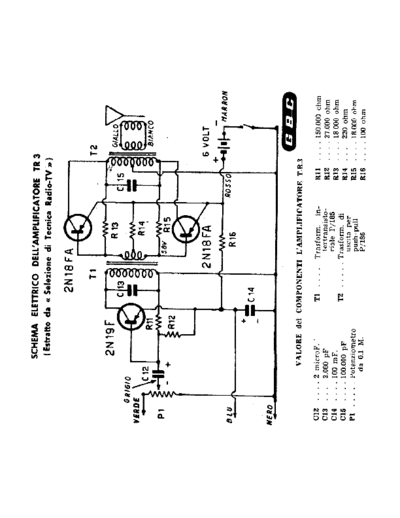 GBC GBC TR3 Amplifier  . Rare and Ancient Equipment GBC Audio GBC TR3 Amplifier.pdf