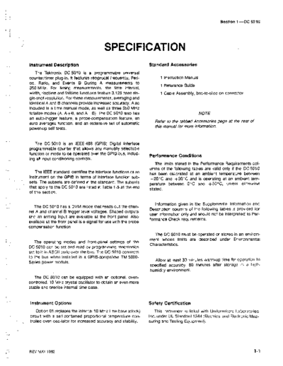 Tektronix TEK DC5010 Operation  Tektronix TEK DC5010 Operation.pdf