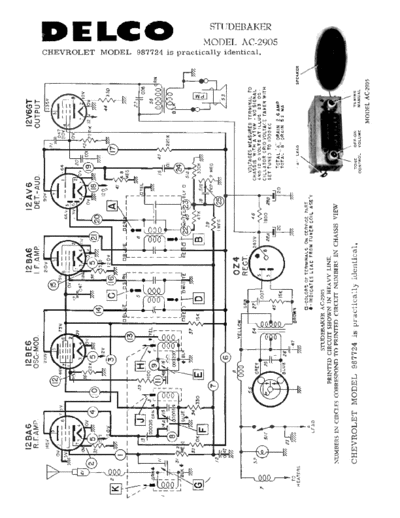 DELCO 987724  . Rare and Ancient Equipment DELCO Car Audio 987724.pdf