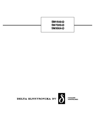 DELTA ELECTRONICA SM1540-D+SM7020-D+SM3004-D  . Rare and Ancient Equipment DELTA ELECTRONICA SM7020-D SM1540-D+SM7020-D+SM3004-D.pdf