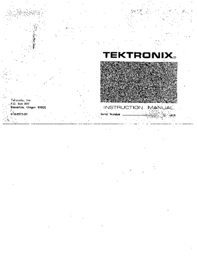 Tektronix TEK P6015 Instruction  Tektronix TEK P6015 Instruction.pdf