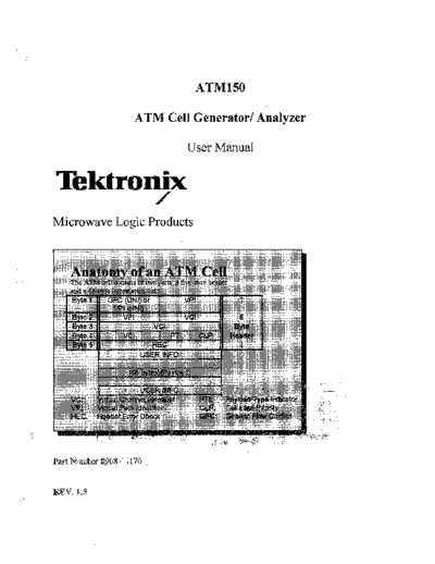 Tektronix TEK ATM 150 User  Tektronix TEK ATM 150 User.pdf