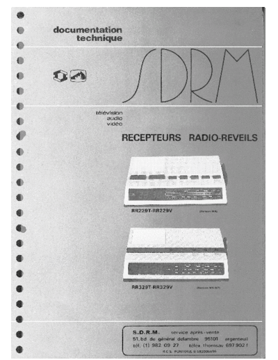 DUCRETET THOMSON rr 229t  . Rare and Ancient Equipment DUCRETET THOMSON RR229 rr 229t.pdf