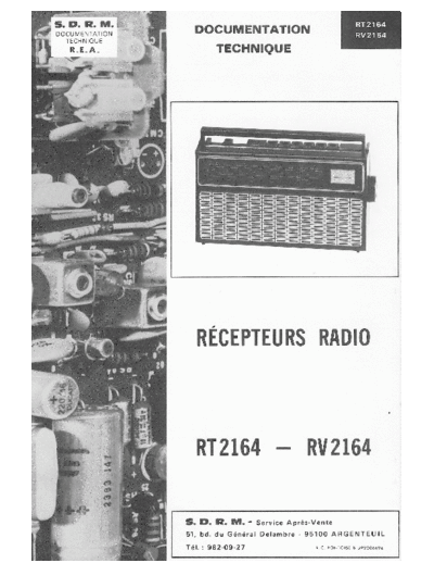DUCRETET THOMSON rt 2164  . Rare and Ancient Equipment DUCRETET THOMSON RT2164 rt 2164.pdf