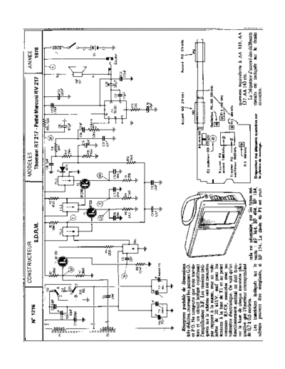 DUCRETET THOMSON rt 217  . Rare and Ancient Equipment DUCRETET THOMSON RT217 rt 217.pdf