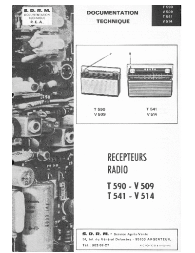 DUCRETET THOMSON t 590  . Rare and Ancient Equipment DUCRETET THOMSON T541 t 590.pdf