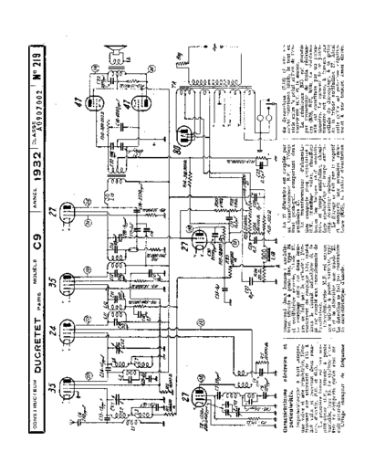 DUCRETET THOMSON c 9  . Rare and Ancient Equipment DUCRETET THOMSON C9 c 9.pdf