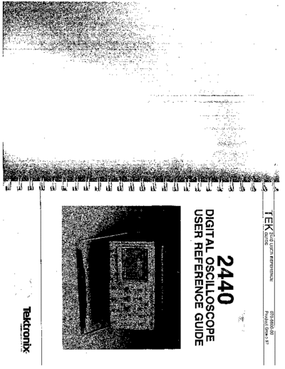 Tektronix TEK 2440 User Reference  Tektronix TEK 2440 User Reference.pdf