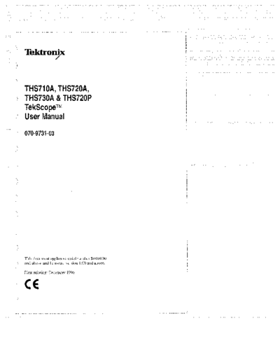 Tektronix TEK THS 710A 252C 720A 252C 730A 252C 720P User  Tektronix TEK THS 710A_252C 720A_252C 730A_252C 720P User.pdf