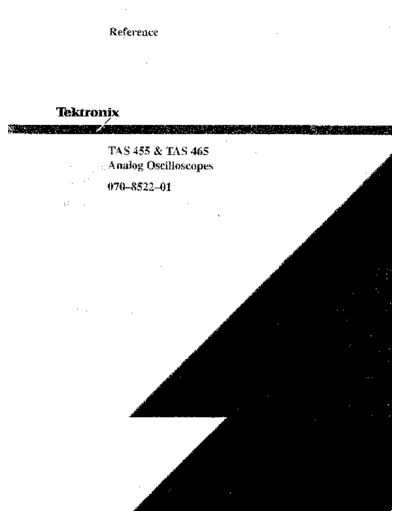 Tektronix TEK TAS 455 252C 465 Reference  Tektronix TEK TAS 455_252C 465 Reference.pdf