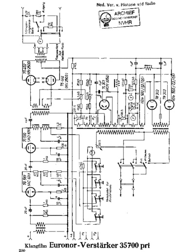 KLANGFILM 35700  . Rare and Ancient Equipment KLANGFILM 35700 Klangfilm_35700.pdf