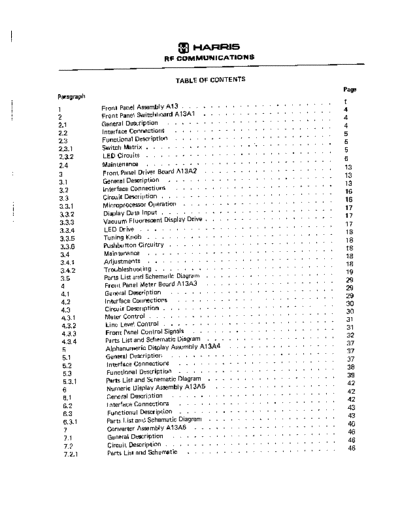 Harris moda12  . Rare and Ancient Equipment Harris RF950 moda12.pdf