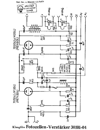 KLANGFILM Klangfilm 30101  . Rare and Ancient Equipment KLANGFILM 30101 Klangfilm_30101.pdf