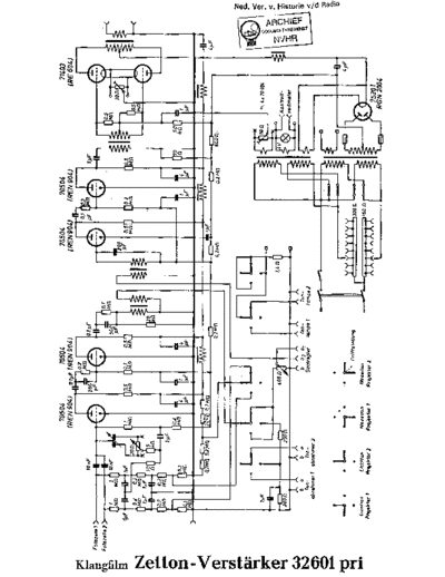 KLANGFILM 32601  . Rare and Ancient Equipment KLANGFILM 32601 Klangfilm_32601.pdf