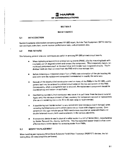 Harris section5  . Rare and Ancient Equipment Harris RF950 section5.pdf