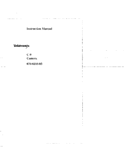 Tektronix TEK C-9 Instruction  Tektronix TEK C-9 Instruction.pdf