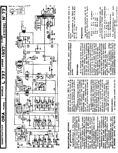 ORA  (FR) ORA L737  . Rare and Ancient Equipment ORA  (FR) L737 ORA_L737.pdf