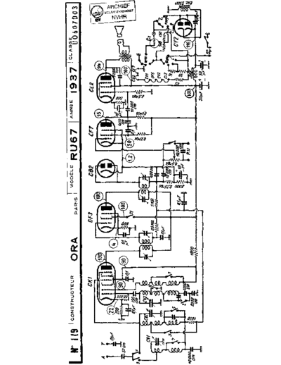 ORA  (FR) ORA RU67  . Rare and Ancient Equipment ORA  (FR) RU67 Oradyne ORA_RU67.pdf