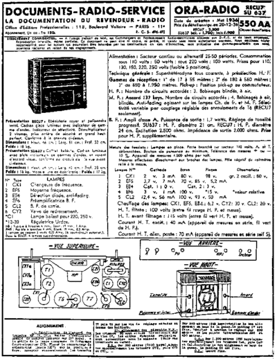 ORA  (FR) ORA SU637  . Rare and Ancient Equipment ORA  (FR) SU637 ORA_SU637.pdf