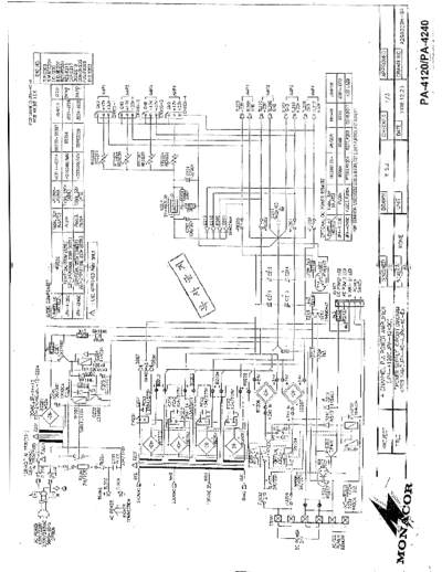 MONACOR monacor-pa-4120-pa-4240-schematic  . Rare and Ancient Equipment MONACOR PA-4120 monacor-pa-4120-pa-4240-schematic.pdf