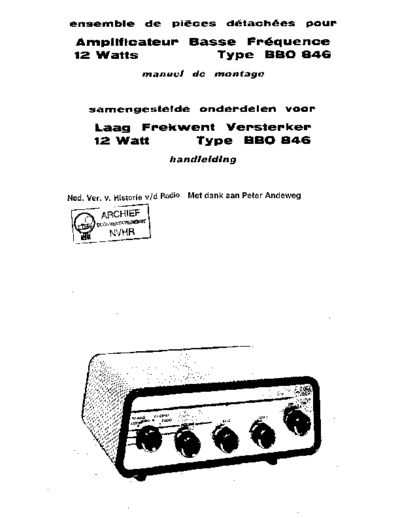 MBLE BBO846  . Rare and Ancient Equipment MBLE BBO846 MBLE_BBO846.pdf