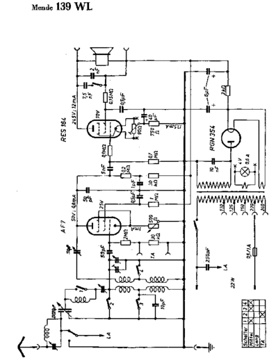 MENDE (DE) Mende 139WL  . Rare and Ancient Equipment MENDE (DE) 139WL Mende_139WL.pdf