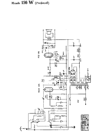 MENDE (DE) Mende 156WB  . Rare and Ancient Equipment MENDE (DE) 156WB Mende_156WB.pdf