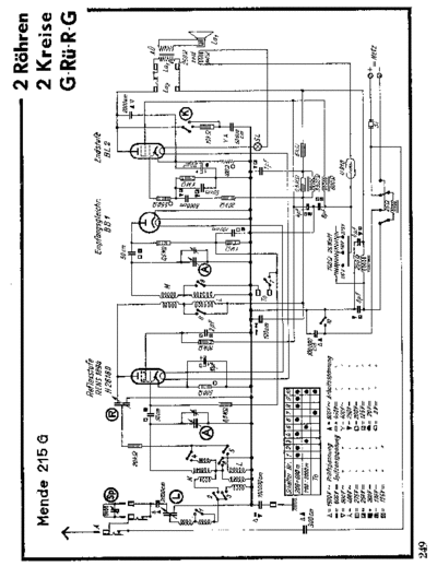 MENDE (DE) Mende 215G  . Rare and Ancient Equipment MENDE (DE) 215G Mende_215G.pdf