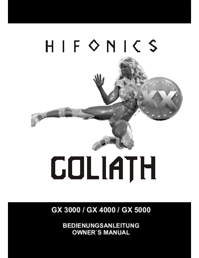 HIFONICS Goliath Manual  . Rare and Ancient Equipment HIFONICS GX 3000  GX 4000  GX 5000 Goliath_Manual.pdf