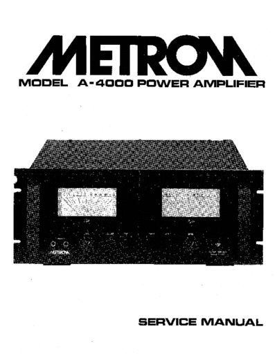 METRON hfe metron a-4000 service en  . Rare and Ancient Equipment METRON A-4000 hfe_metron_a-4000_service_en.pdf