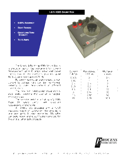 L&N 4385  . Rare and Ancient Equipment L&N Leeds & Northrup 4385 4385.pdf