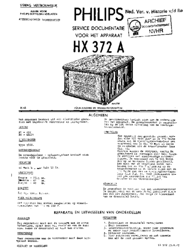 MUSIC STAR Philips HX372A  . Rare and Ancient Equipment MUSIC STAR D1001 Philips_HX372A.pdf