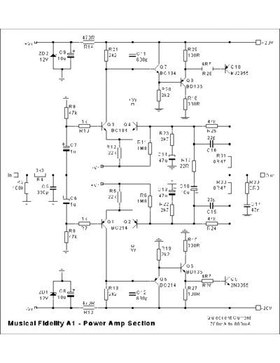 MUSICAL FIDELITY hfe musical fidelity a1 power amp schematic  . Rare and Ancient Equipment MUSICAL FIDELITY A1 hfe_musical_fidelity_a1_power_amp_schematic.pdf