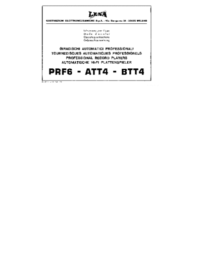 LESA ve   professional 6 en de fr it  . Rare and Ancient Equipment LESA Professional 6 ve_lesa_professional_6_en_de_fr_it.pdf