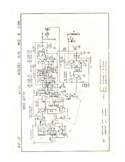 NISSEI RP31  . Rare and Ancient Equipment NISSEI RP 31 RP31.pdf